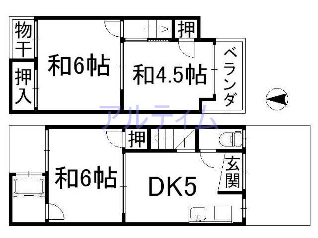 京都市南区久世川原町の賃貸