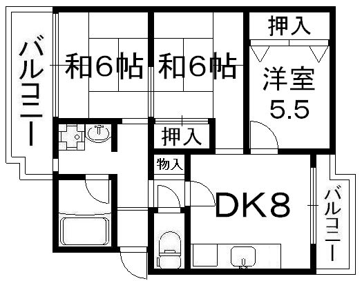 京都市西京区山田北山田町の賃貸