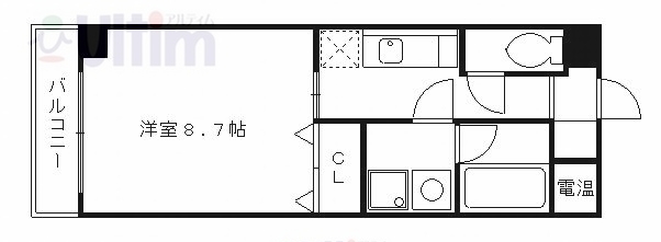 京都市下京区二人司町の賃貸