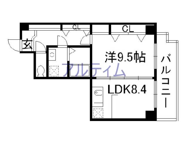 京都市下京区中堂寺坊城町の賃貸