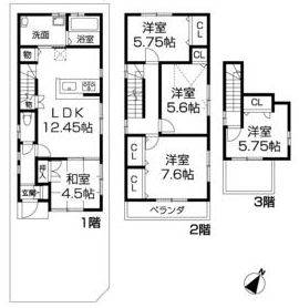 京都市西京区桂浅原町の賃貸