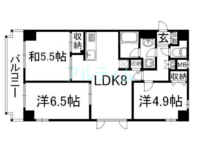 京都市下京区下五条町の賃貸