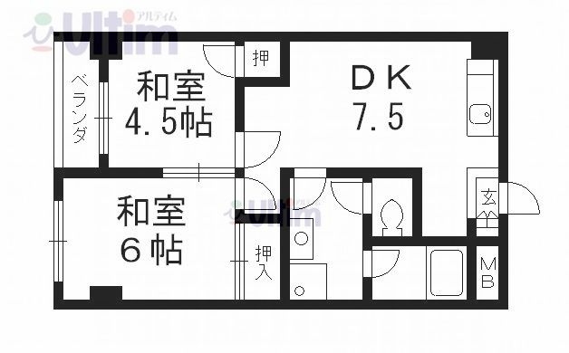 京都市南区四ツ塚町の賃貸